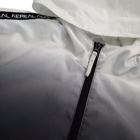 AEREAL Boys Windbreaker Jacket Size 12 - B/W - Picture 4 of 8